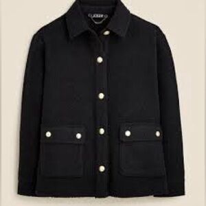 NEW J. Crew Bouclé shirt-jacket